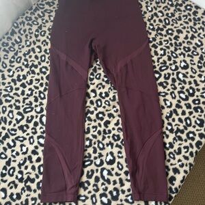 Lululemon Athletica Deep Burgundy Leggings